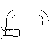 INVENA - Faucet MODENA BC-14-FOS - Side view dwg