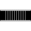 INVENA - The steel radiator-type V22 500 x 1400 - Front view dwg