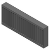 INVENA - The steel radiator type K22 400 x 1000 - Family zip