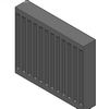 INVENA - The steel radiator type K22 500 x 600 - Family zip