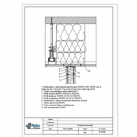 Saint-Gobain Rigips Austria GesmbH  - Call 5.16.00 upper ceiling of the monolithic partition walls of plasterboard - 5.16.40 diaphragm absorption dwg