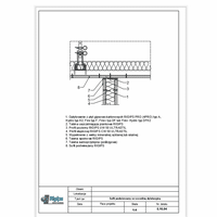 Saint-Gobain Rigips Austria GesmbH  - Call 5.16.00 upper ceiling of the monolithic partition walls of plasterboard - 5.16.04 suspended ceiling with expansion joint dwg