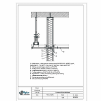 Saint-Gobain Rigips Austria GesmbH  - Call 5.16.00 upper ceiling of the monolithic partition walls of plasterboard - 5.16.30 diaphragm partition wall dwg