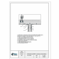 Saint-Gobain Rigips Austria GesmbH  - Call 5.16.00 upper ceiling of the monolithic partition walls of plasterboard - 5.16.03 Suspended ceiling RIGIPS with cut-out partition wall dwg