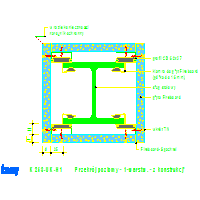 Knauf Gips KG - Installation of steel structures K253 - K253-UK-H1_Przekrój_poziomy 1 _-_-_-_ layers z_konstrukcją dwg