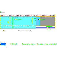 Knauf Gips KG - Installation of steel structures K252a - K252a L2_Belka-_-_-_ _ przekrój_podłużny bez_konstrukcji dwg