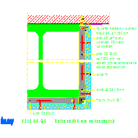 Knauf Gips KG - Installation of steel structures K252a - K252a-UK-Q3_Belka_od_600mm_na_konstrukcji dwg