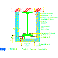 Knauf Gips KG - Installation of steel structures K252a - K252a-UK-Q2_Przekrój_2warstw _-_ construction dwg