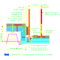 Knauf Gips KG - Element built into the ceiling D181 - D181de-V4_Mocowanie_okładziny_zszywkami_z_wymianem dwg