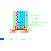 Knauf Gips KG - Wall bulletproof W161 - W161-VU11_Połączenie_z_podłogą _-_ CW_100 dwg