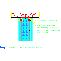 KNAUF SP.zo.o.	 - Ściana kuloodporna W161 - W161-VO1_Połączenie_ze_stropem_-_CW_75 dwg