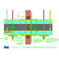 KNAUF SP.zo.o.	 - Zabudowa kanałów wentylacyjnych K271 - K271-L11_Przejście_przez_ścianę_2warstwowa_kanał_poziomy dwg