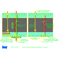 Knauf Gips KG - Installation duct K271 - K271-L10_4stronna_2warstwowa_kanał_pionowy dwg