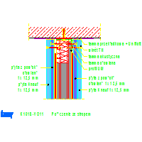 KNAUF SP.zo.o.	 - System chroniący przed promieniowaniem ŚcianaK131 - K131B-VO11_Połączenie_ze_stropem dwg