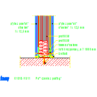 Knauf Gips KG - The system protects against radiation wall K131 - K131B-VU11_Połączenie_z_podłogą dwg