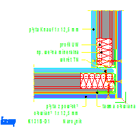 KNAUF SP.zo.o.	 - System chroniący przed promieniowaniem ŚcianaK131 - K131B-D1_Narożnik dwg