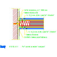 KNAUF SP.zo.o.	 - System chroniący przed promieniowaniem ŚcianaK131 - K131B-A11_Połączenie_ze_ścianą_masywną dwg