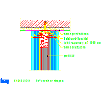 KNAUF SP.zo.o.	 - System chroniący przed promieniowaniem Ściana K131 Safeboard - K131S-VO11_Połączenie_ze_stropem dwg