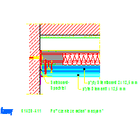 KNAUF SP.zo.o.	 - System chroniący przed promieniowaniem Przedścianka K152 - K152S-A11_Połączenie_ze_ścianą_masywną dwg