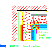 KNAUF SP.zo.o.	 - System chroniący przed promieniowaniem Przedścianka K152 - K152S-E11_Narożnik_wewnętrzny dwg