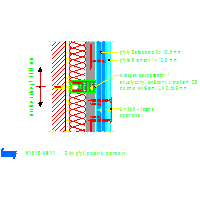 KNAUF SP.zo.o.	 - System chroniący przed promieniowaniem Przedścianka K151 Safeboard - K151S-VM11_Styk_płyt_przekrój_pionowy dwg