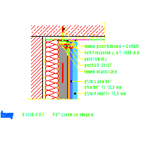 Knauf Gips KG - The system protects against radiation prewall K151 - K151B-VO1_Połączenie_ze_stropem dwg