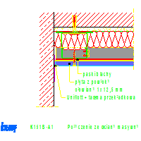 KNAUF SP.zo.o.	 - System chroniący przed promieniowaniem Przedścianka K151 - K151B-A1_Połączenie_ze_ścianą_masywną dwg