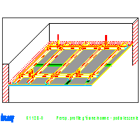 KNAUF SP.zo.o.	 - System chroniący przed promieniowaniem Sufit K112 - K112B-0_Persp_profile-_główne_nośne_-_podwieszenie dwg