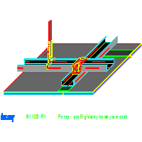 Knauf Gips KG - The system protects against radiation Ceiling K112 - K112B-P1_Persp-_profil_główny_nośny_noniusz dwg