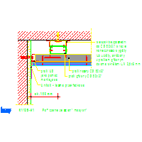 Knauf Gips KG - The system protects against radiation Ceiling K112 - K112B-A1_Połączenie_ze_ścianą_masywną dwg