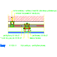 Knauf Gips KG - The system protects against radiation Ceiling K112 - K112B-C1_Styk_podłużny _-_ profil_główny_nośny dwg