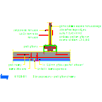 Knauf Gips KG - The system protects against radiation Ceiling K112 - K112B-B1_Styk_poprzeczny _-_ profil_główny_nośny dwg