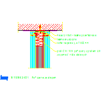 Knauf Gips KG - Wall W118 safety WK2 - W118WK2-VO1_Połączenie_ze_stropem dwg