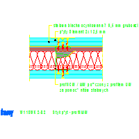 KNAUF SP.zo.o.	 - Ściana bezpieczeństwa W118 WK2 - W118WK2-B2_Styk_płyt_-_profil_MW dwg