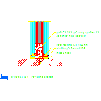 Knauf Gips KG - Wall W118 safety WK2 - W118WK2-VU1_Połączenie_z_podłogą dwg