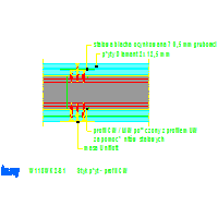 Knauf Gips KG - Wall W118 safety WK2 - W118WK2-B1_Styk_płyt _-_ profil_CW dwg