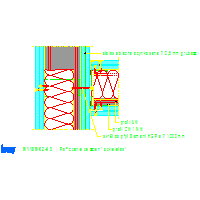 KNAUF SP.zo.o.	 - Ściana bezpieczeństwa W118 WK2 - W118WK2-A3_Połączenie_ze_ścianą_szkieletową dwg