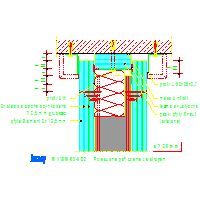 KNAUF SP.zo.o.	 - Ściana bezpieczeństwa W118 WK3 - W118WK3-VO2_Przesuwne_połączenie_ze_stropem dwg