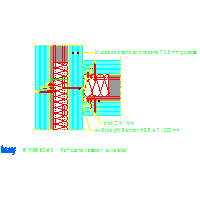 Knauf Gips KG - The wall safety W118 WK3 - W118WK3-A3_Połączenie_ze_ścianą_szkieletową dwg