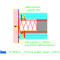 KNAUF SP.zo.o.	 - Ściana bezpieczeństwa W118 WK3 - W118WK3-A1_Połączenie_ze_ścianą_masywną_-_profil_CW dwg