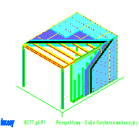 Knauf Gips KG - The room is in the room CUBO K377 - K377de-P1_Perspektywa _-_ Cubo_korytarz_ewakuacyjny dwg