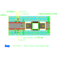 KNAUF SP.zo.o.	 - Pomieszczenie w pomieszczeniu CUBO K377 - K377de-H2_Ściana_-_obszar_słupka_systemowego dwg