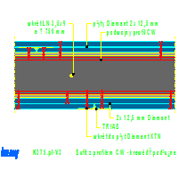 KNAUF SP.zo.o.	 - Pomieszczenie w pomieszczeniu CUBO K375 - K375de-V3_Sufit_z_profilem_CW_-_krawędź_podłużna dwg