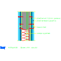 KNAUF SP.zo.o.	 - Pomieszczenie w pomieszczeniu CUBO K375 - K375de-V20_Ściana_z_MW_-_styk_płyt dwg