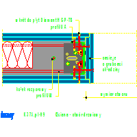 KNAUF SP.zo.o.	 - Pomieszczenie w pomieszczeniu CUBO K375 - K375de-H9_Ściana_-_otwór_drzwiowy dwg