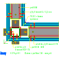 KNAUF SP.zo.o.	 - Pomieszczenie w pomieszczeniu CUBO K376 - K376de-H1_Ściana_z_profilem_CW_-_narożnik dwg