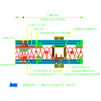 Knauf Gips KG - The room is in the room CUBO K376 - K376de-H2_Ściana_z_profilem_MW _-_ Plattensto + č dwg