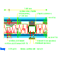 KNAUF SP.zo.o.	 - Pomieszczenie w pomieszczeniu CUBO K376 - K376de-H5_Ściana_z_profilem_MW_-_styk_płyt dwg