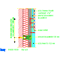 Knauf Gips KG - Plasterboard and prewall  W623C - W623c-vm20_Styk_płyt dwg