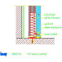 Knauf Gips KG - Plasterboard and prewall  W626 - W626-VU1_Połączenie_z_podłogą dwg